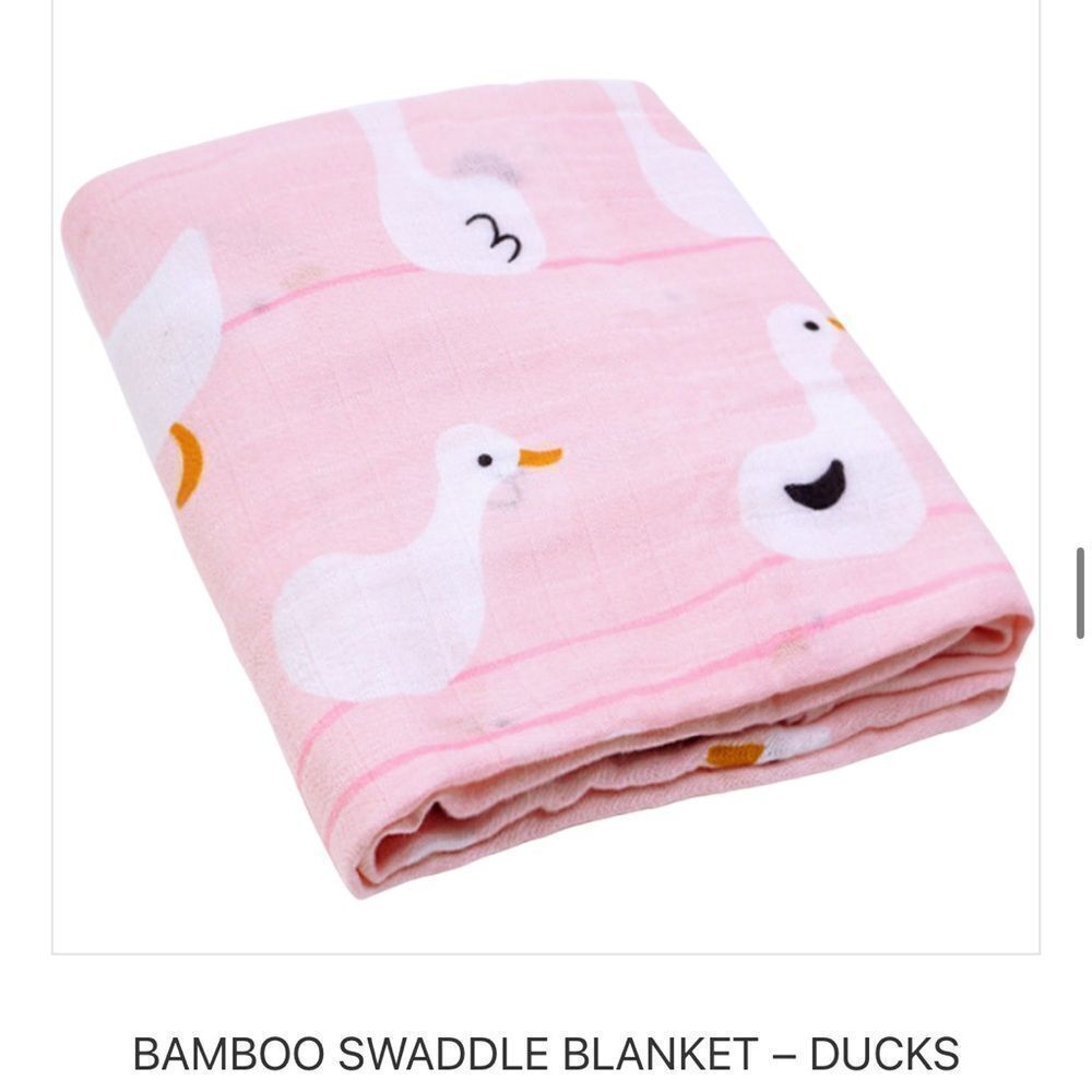 New Ducks Bamboo Muslin Baby Swaddle Blanket